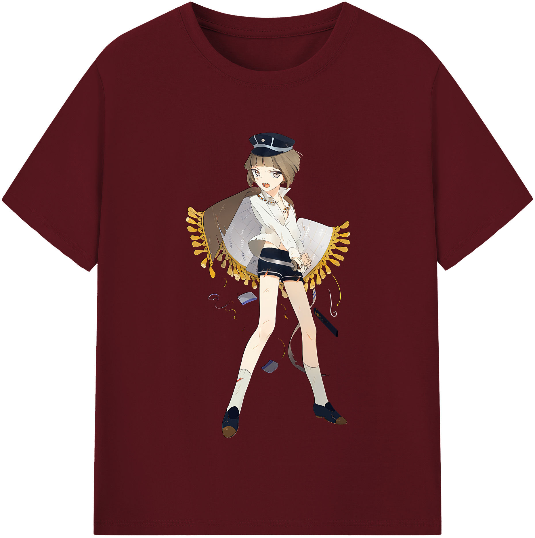 （画像用） 刀剣乱舞 Touken Ranbu 綿100％半袖Tシャツ（フロントプリント）